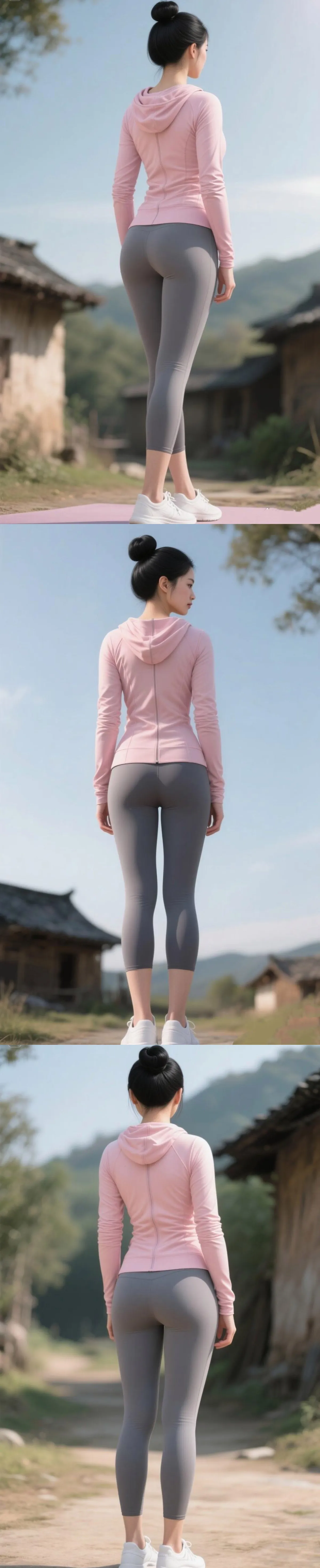 这身运动装也太显身材了吧！活力满满，健身动力瞬间拉满～妈妈们都是隐藏的...