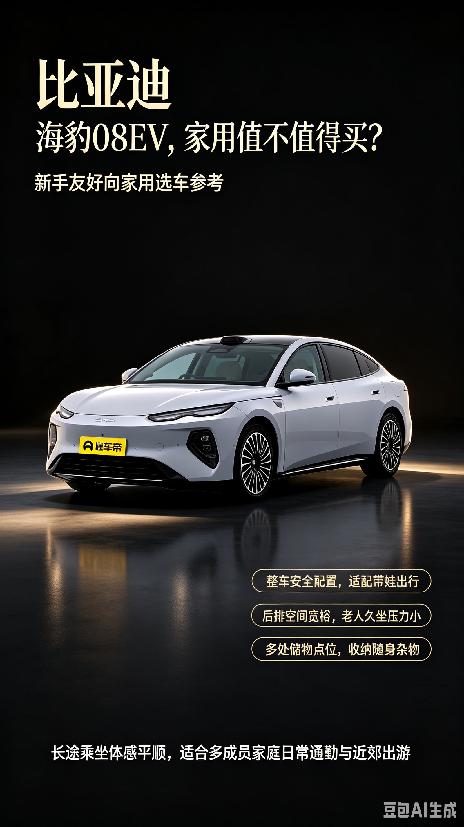 海豹08EV家用值得入手吗