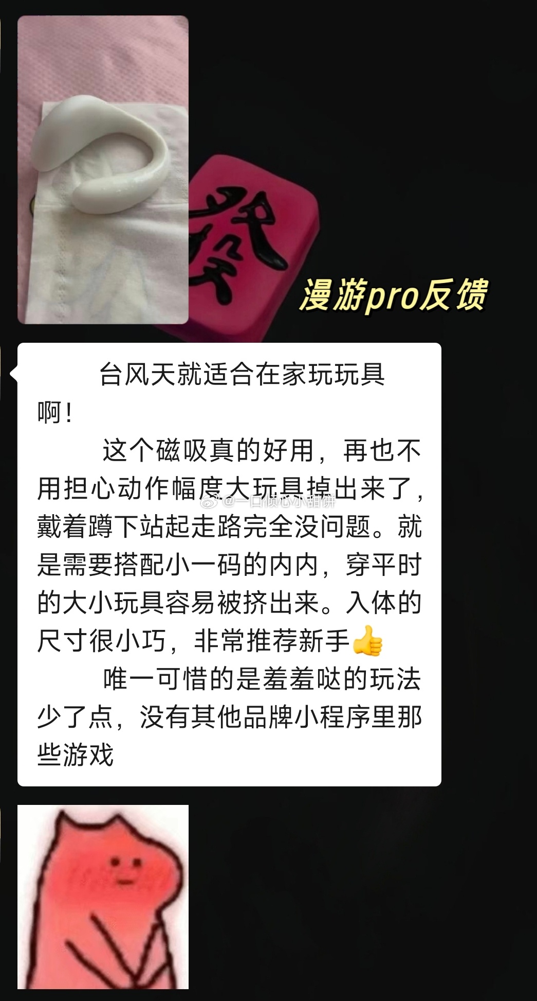 台风天就适合在家玩玩具！  『漫游pro反馈』 尺寸很友好，适合新手的...