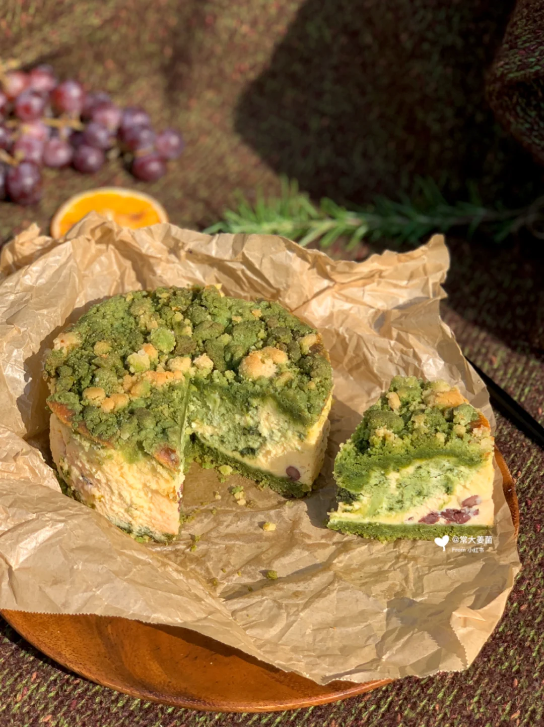 抹茶红豆奶酥芝士蛋糕🍵🧀呈上最佳口感配方