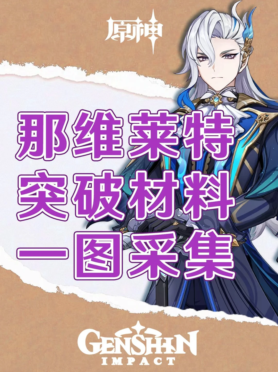 原神那维莱特复刻突破材料一图速刷！