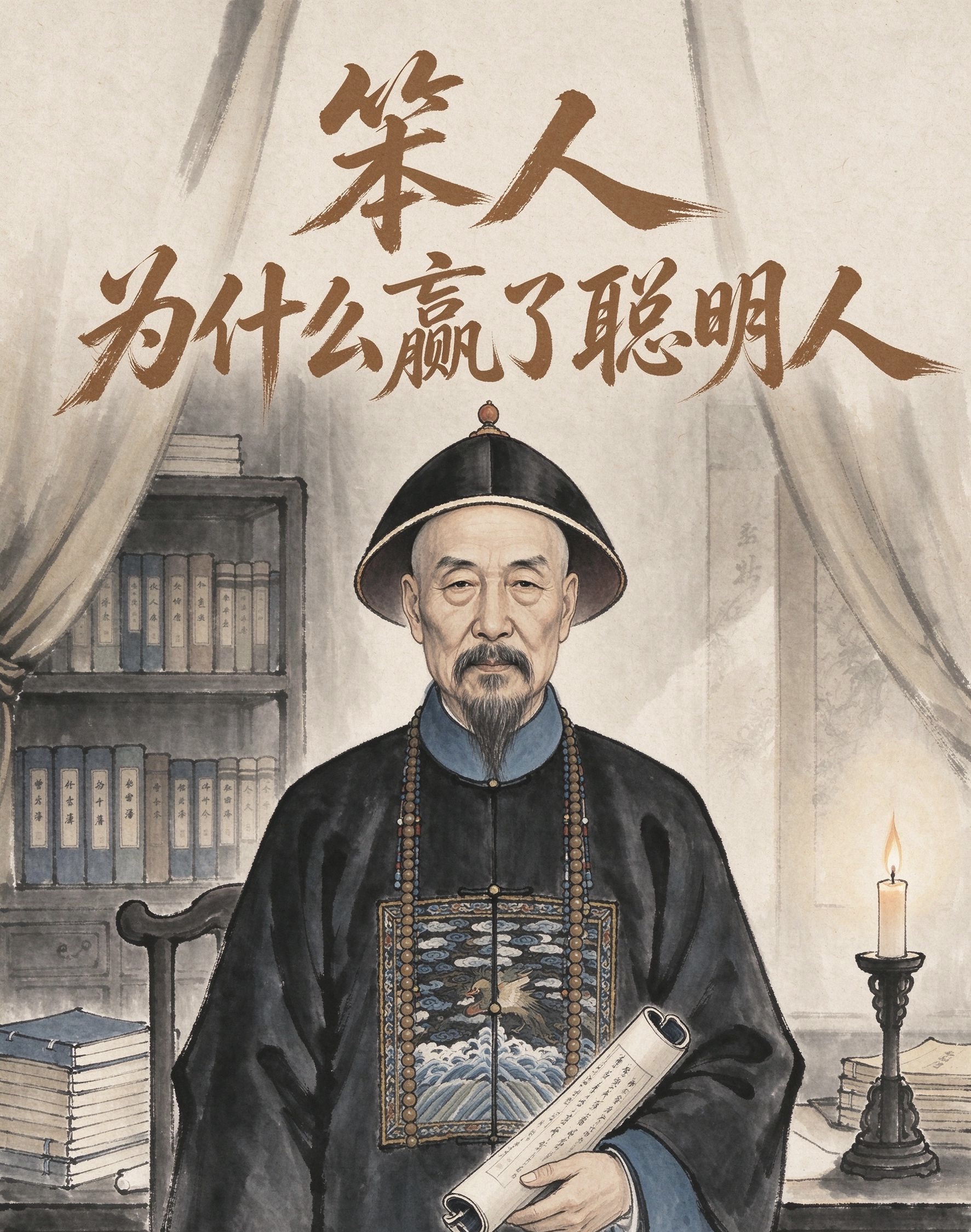 曾国藩：最笨的那个人，为什么最后赢了所有聪明人？

　　前面我们聊了大明官场的几位——海瑞的刚直、戚继光的圆滑、张居正的权术、高拱的孤傲。今天换个朝代，聊聊一个&34;笨人&34;：曾国藩。
　　如果把历史上的名人按智商排个序，曾国藩绝对排不进前列。他甚至可以说是&34;笨&34;出了名。
　　但就是这么一个笨人，最后搞定