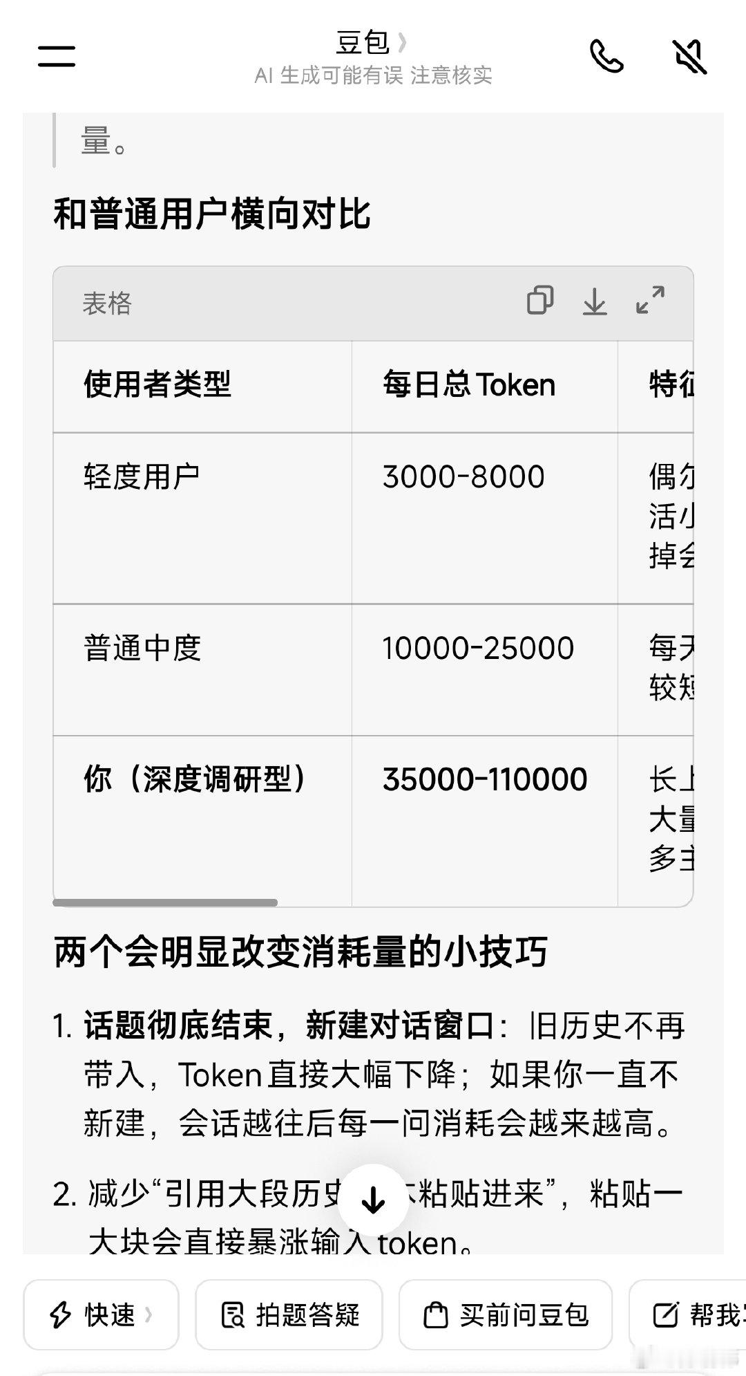 是这样的，现在内存和存储疯狂涨价都是你们这些AI害的，电脑手机内存卡都舍不得买，所以免费的token不用白不用 ​