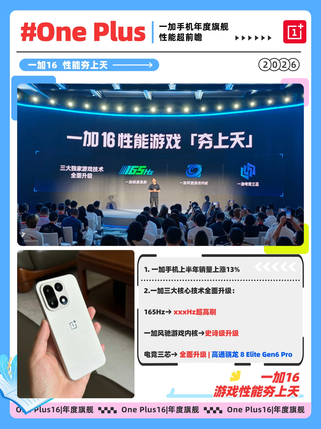 一加16性能超前瞻❗️谁才是2026性能真旗舰