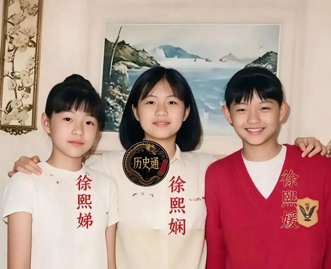 徐熙娣在社交平台上悄悄晒出那张泛黄的三人合影时，很多人才突然意识到，徐家这三个女儿的人生走向有多让人唏嘘。
照片里站在中间搂着两个妹妹的大姐徐熙娴，长着一张被大家夸成&34;超模脸&34;的高级长相，却从头到尾连演艺圈的边都没沾过。
不蹭妹妹的名气，也不稀罕镜头前的风光，早早就结婚生子，踏踏实实守着普通人的