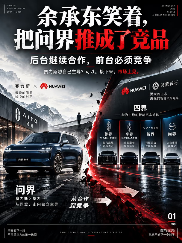 🔥余承东笑了：问界，准备迎战吧