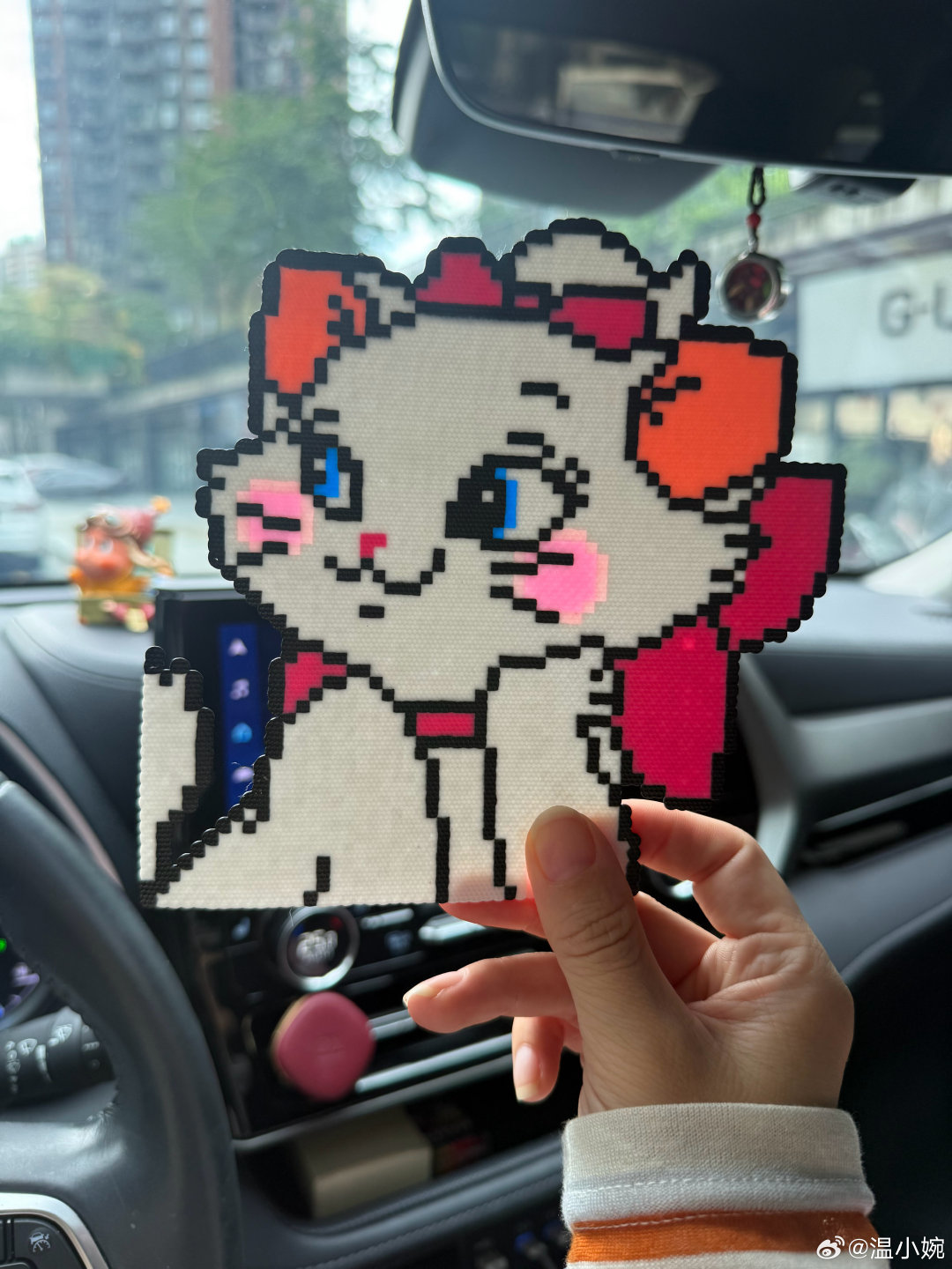嘿嘿，坦克给我拼了可爱小猫咪 ​