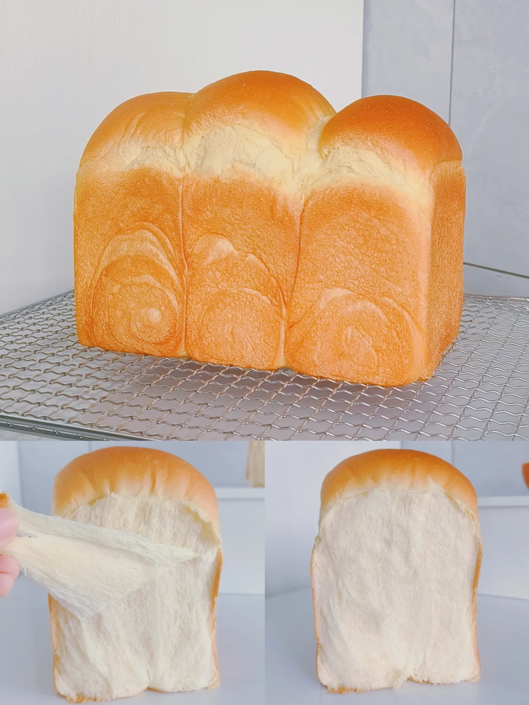 柔软拉丝🔥奶香浓郁的鲜奶吐司