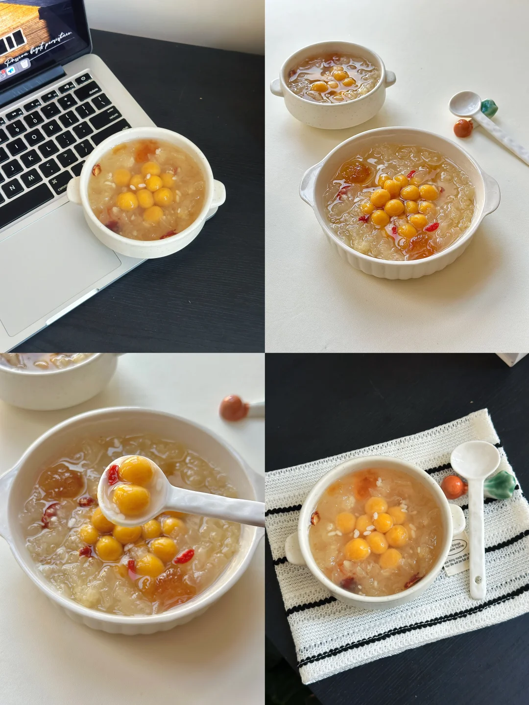 🎇 年夜饭的温柔收尾｜银耳酒酿南瓜小丸子