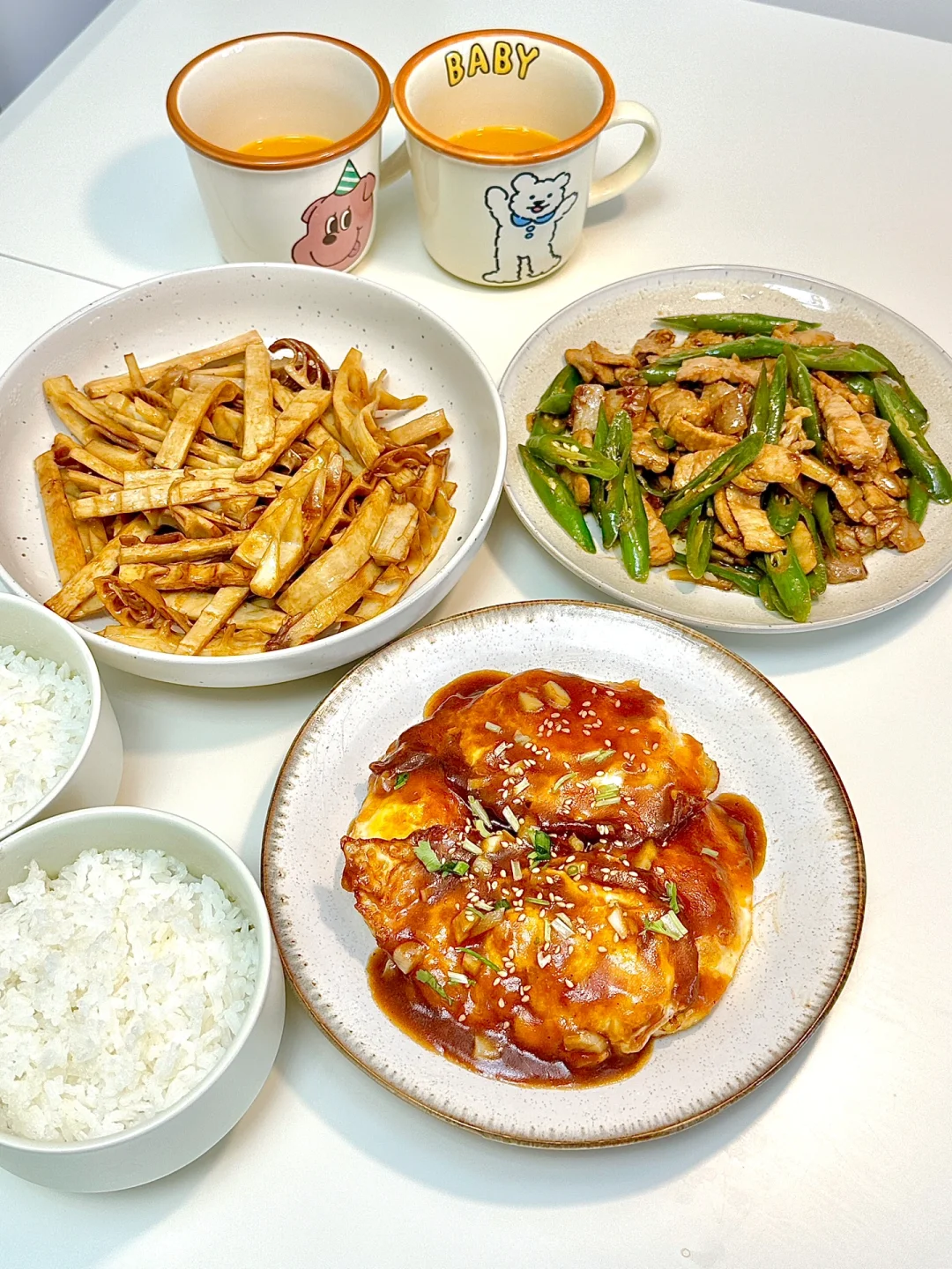 二人食｜辣椒炒肉➕糖醋荷包蛋🍳好好吃✨