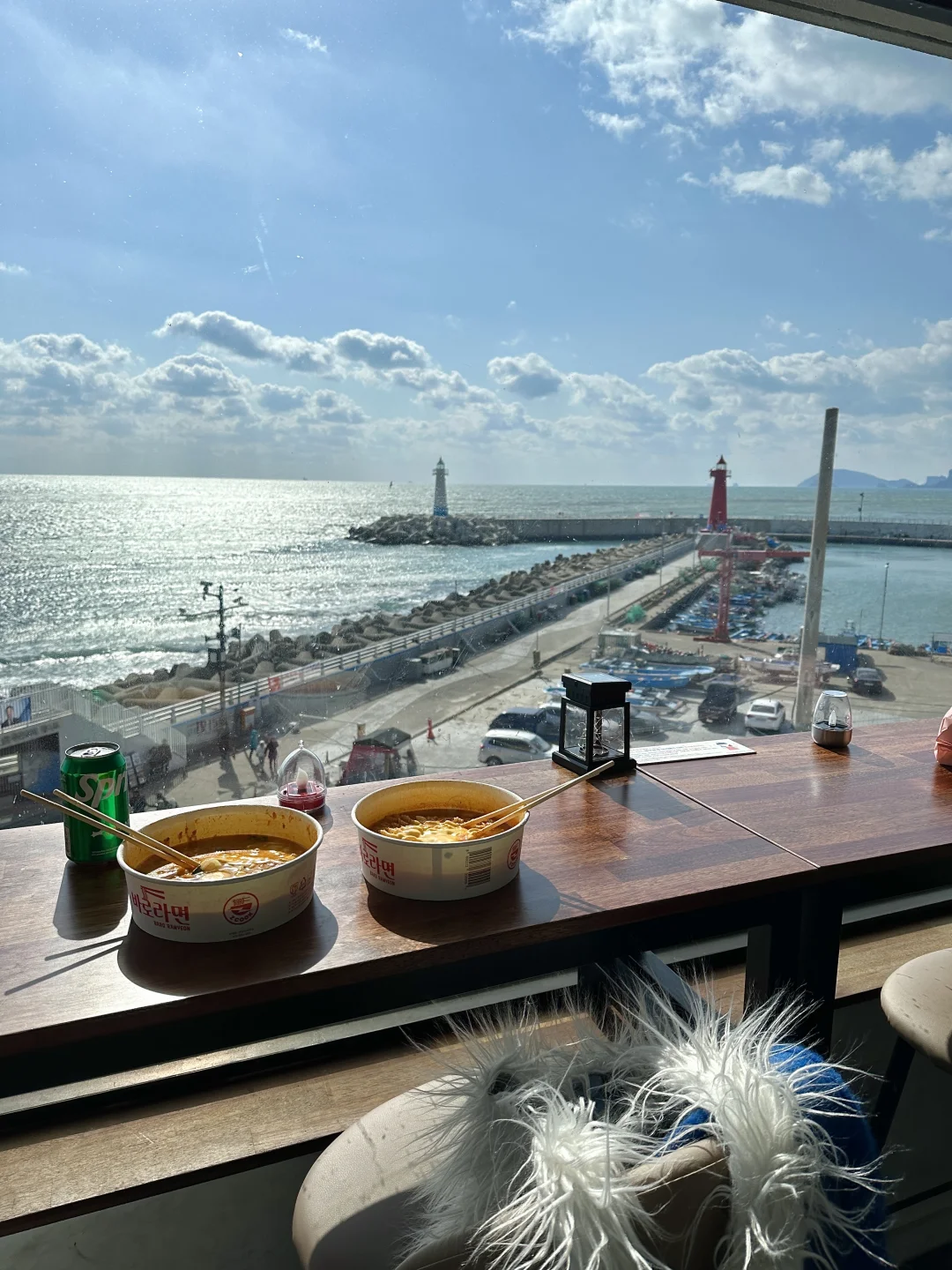 🇰🇷釜山）青沙浦！！24h🈺自助海景拉面店🥢