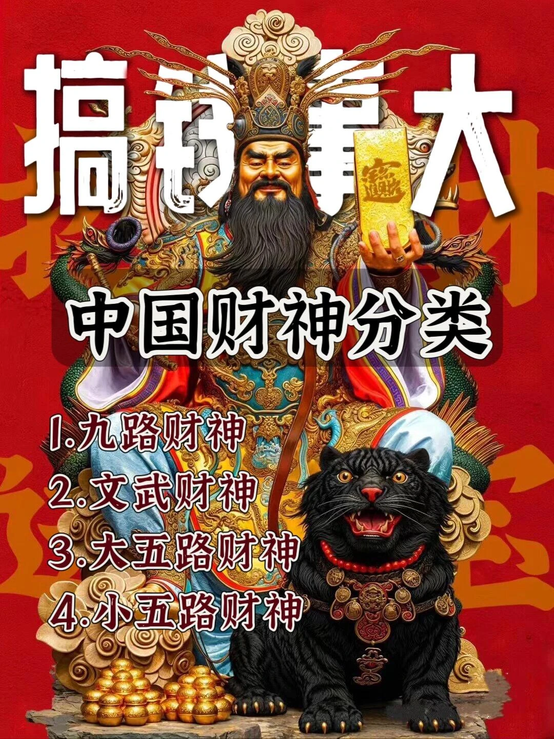 搞钱事大｜年底了💰财神那么多，你该拜哪位？