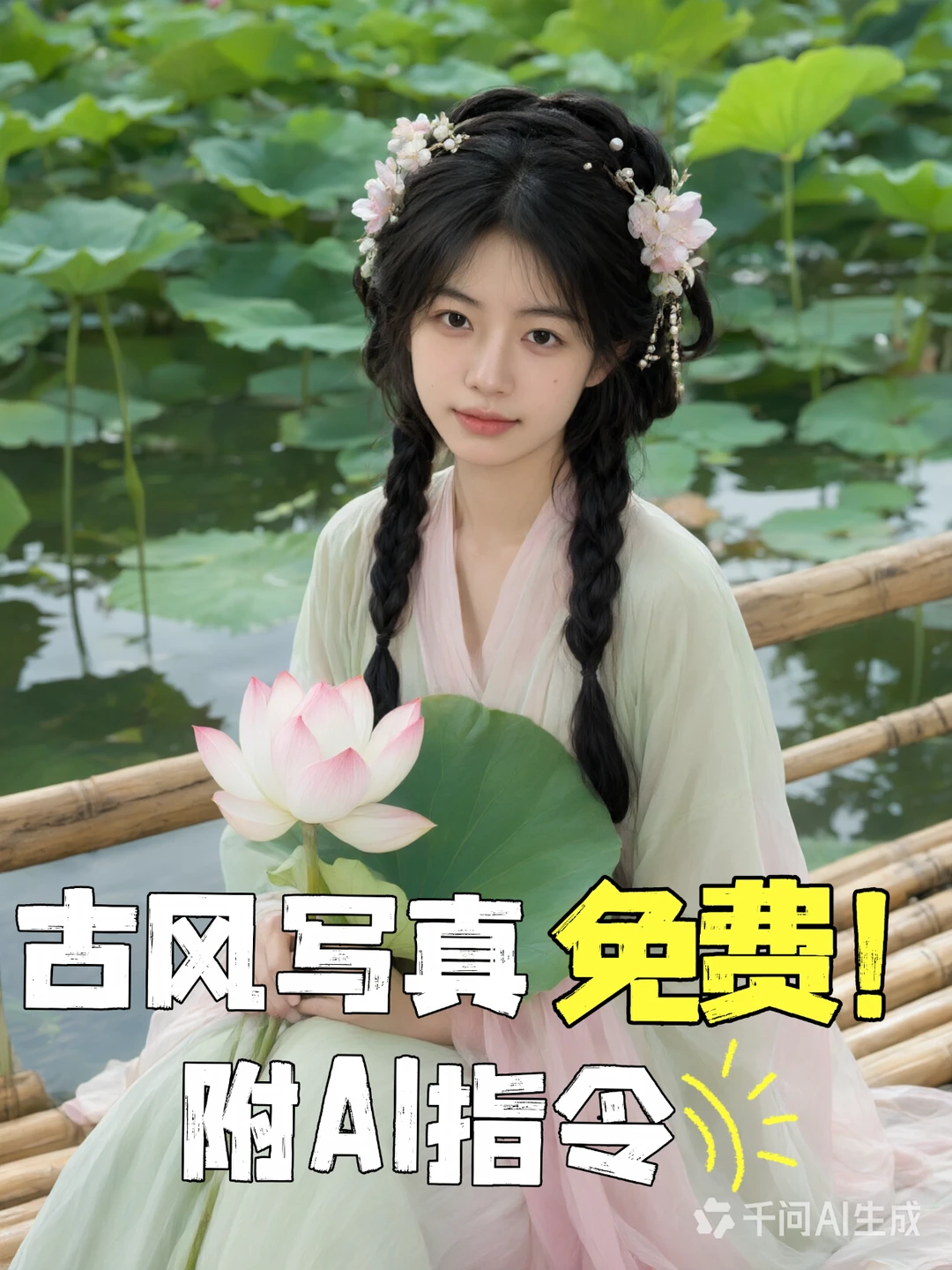 0成本get古风大片！AI指令直接抄📸