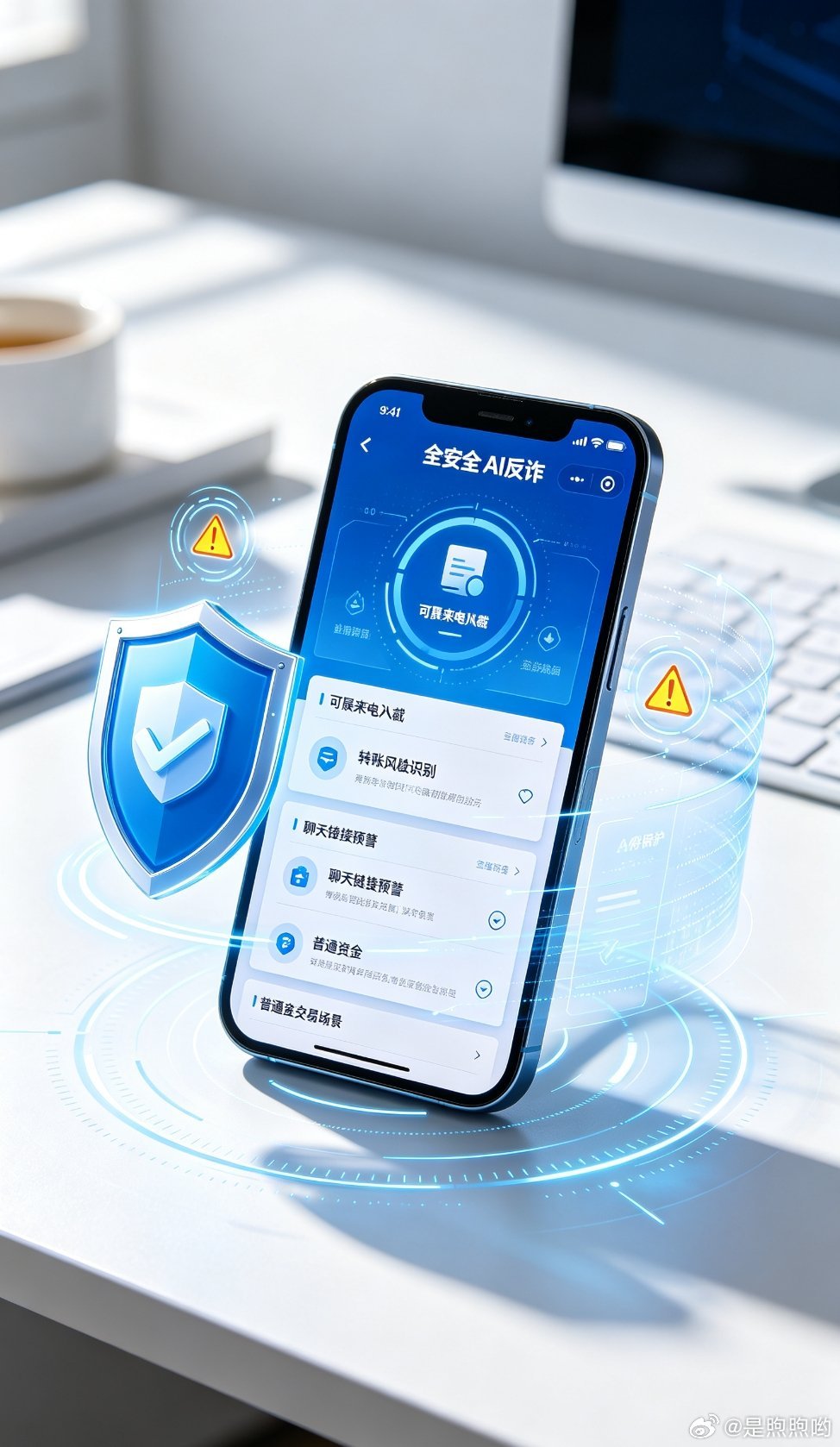 国家反诈AI App今天正式上线，手机应用商店、微信支付宝小程序都能搜到。

不少人平时会接到陌生来电、可疑转账链接，很难一眼分辨风险。这个软件会借助AI比对海量诈骗案例，遇到可疑聊天、电话、转账场景，及时弹出风险提醒。

普通用户不用自己去查各类诈骗套路，软件自动帮我们识别骗局。对于家里长 ​