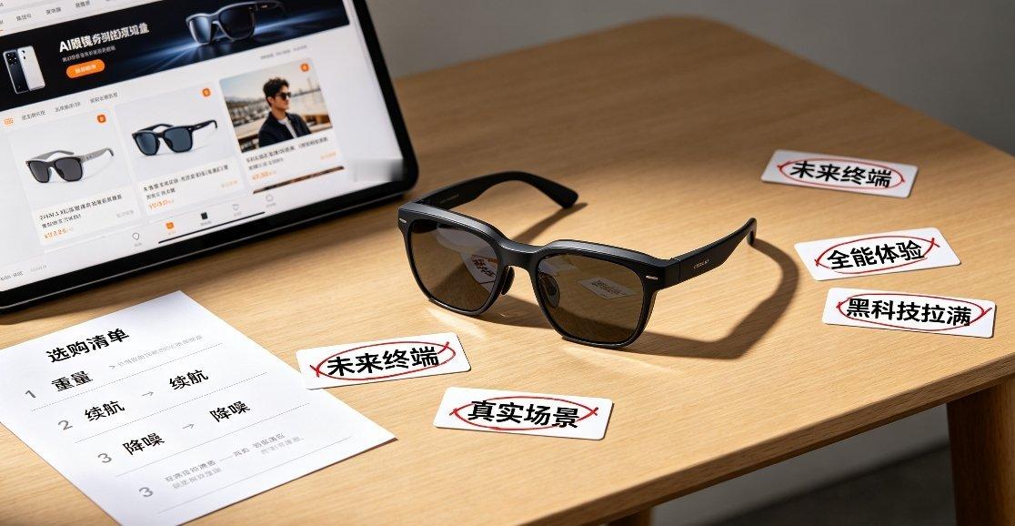 #AI眼镜的问题是过度宣传吗##产品背后#
现在不少AI眼镜买回来新鲜几天就吃灰，根源就是宣传的预期太高。
雷鸟CEO说，好的产品应该做到95分，对外宣传85分，而不是反过来。
打算入手的朋友，别被短视频各种炫酷演示带偏。
先问问自己：我到底要用它干什么？
如果只是好奇，建议谨慎入手。重点关注戴久会 ​