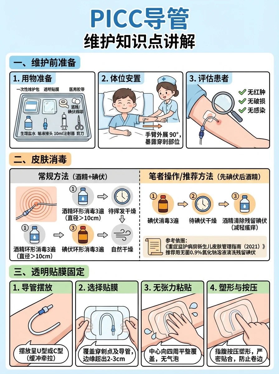 阿虎医考笔记：关于PICC维护看这一篇够了！