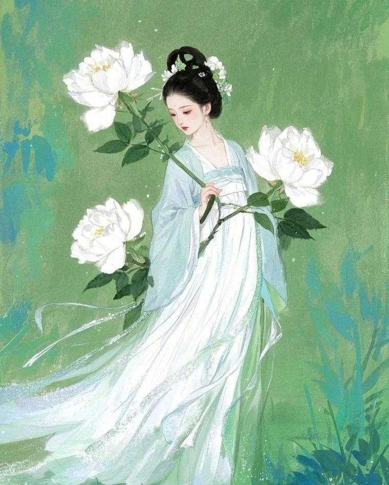 温婉、优雅且自带清冷感的美女，这类美人毫无攻击性。或许与她相处时，你...