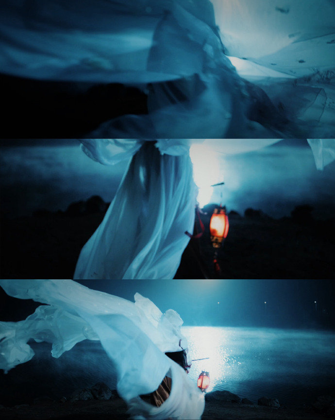 《百妖谱》回头可以跟《月鳞绮纪》比一比，哪部剧的服装更费布料。《月鳞绮纪》就沉迷于展示田嘉瑞服装的大拖尾，各种豪华大拖尾特写，看得人莫名其妙。 ​