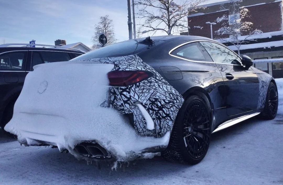 Mercedes-AMG CLE63 Coupe V8谍照
