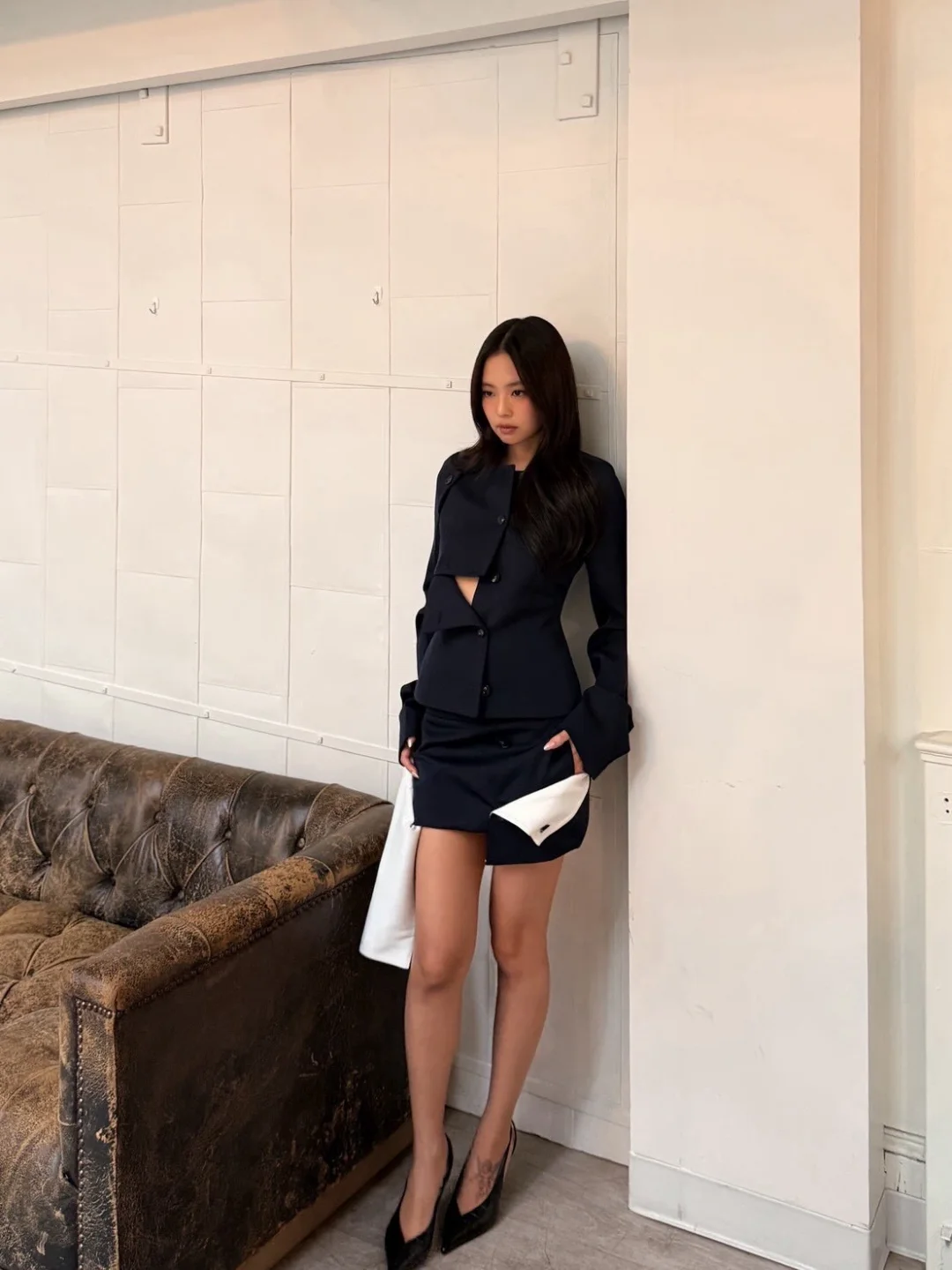 JENNIE INS更新 姐姐不费力的时髦感