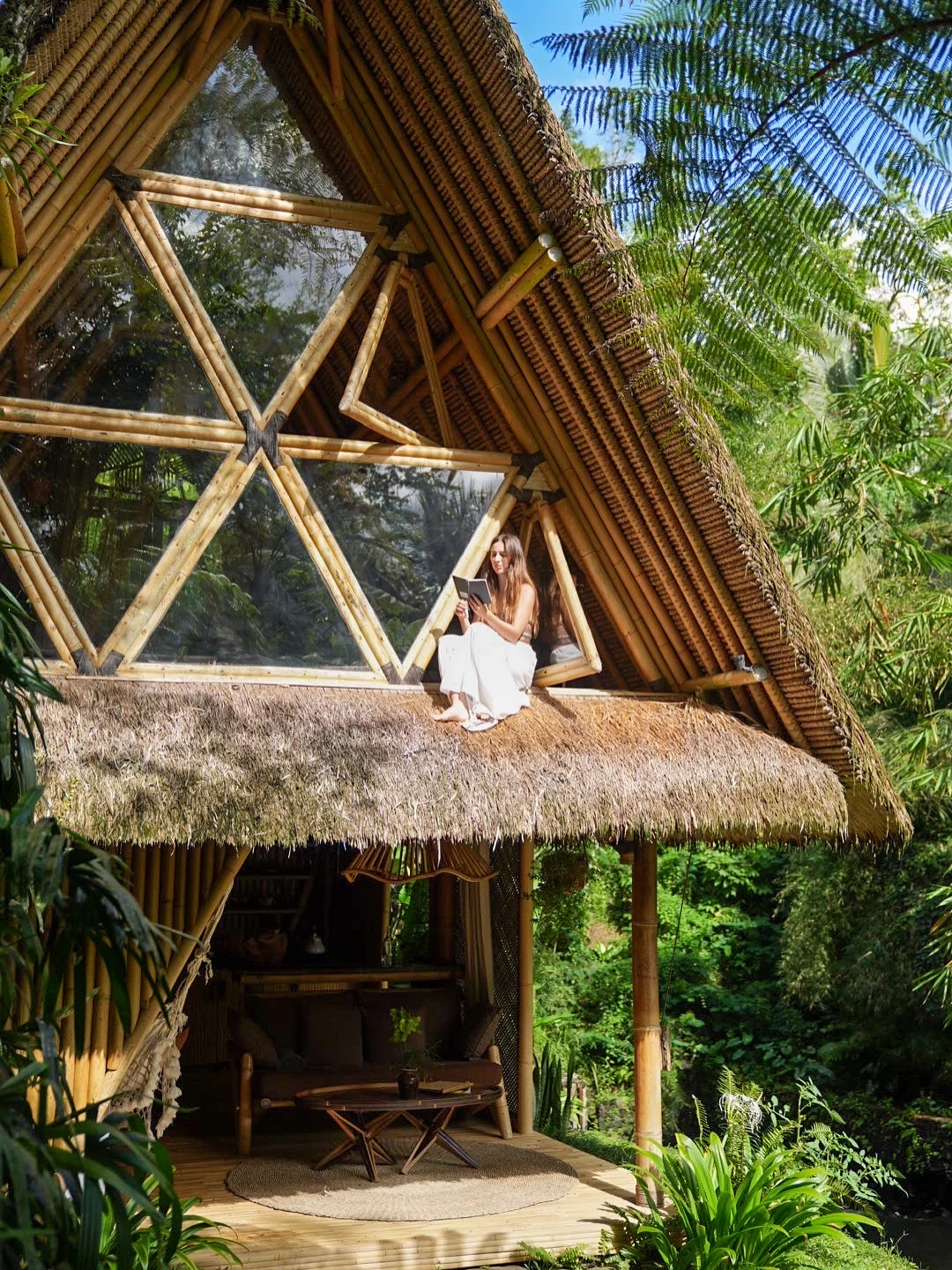 巴厘岛🍄住进热带雨林中的绝美小木屋……