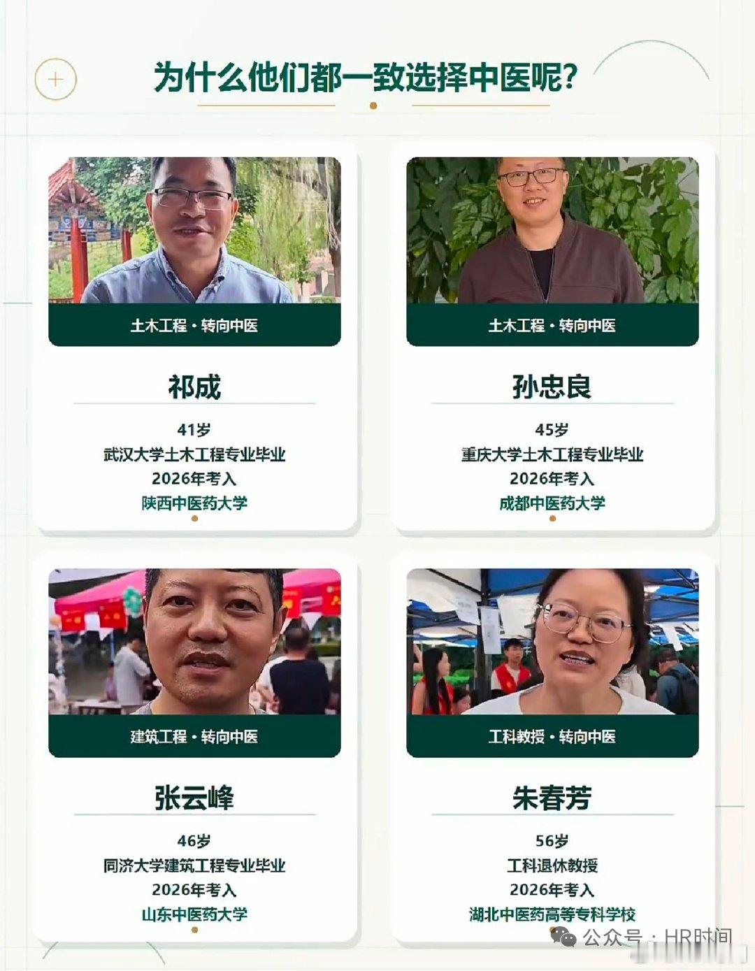 有人感慨 “土木已死，中医当立”，有人嘲讽 “人到中年从头再来，不过是避世”，也有人说 “法拉利老了也还是法拉利”。 ​