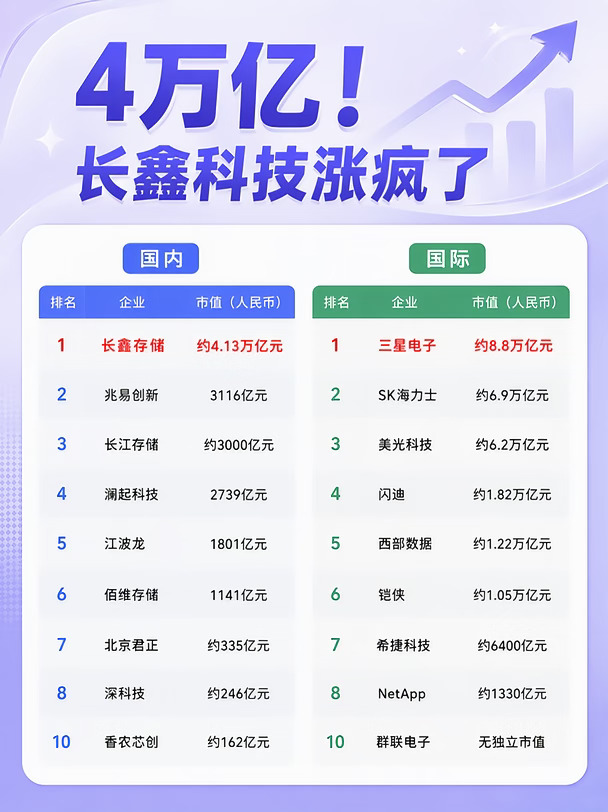 长鑫科技涨疯了📱