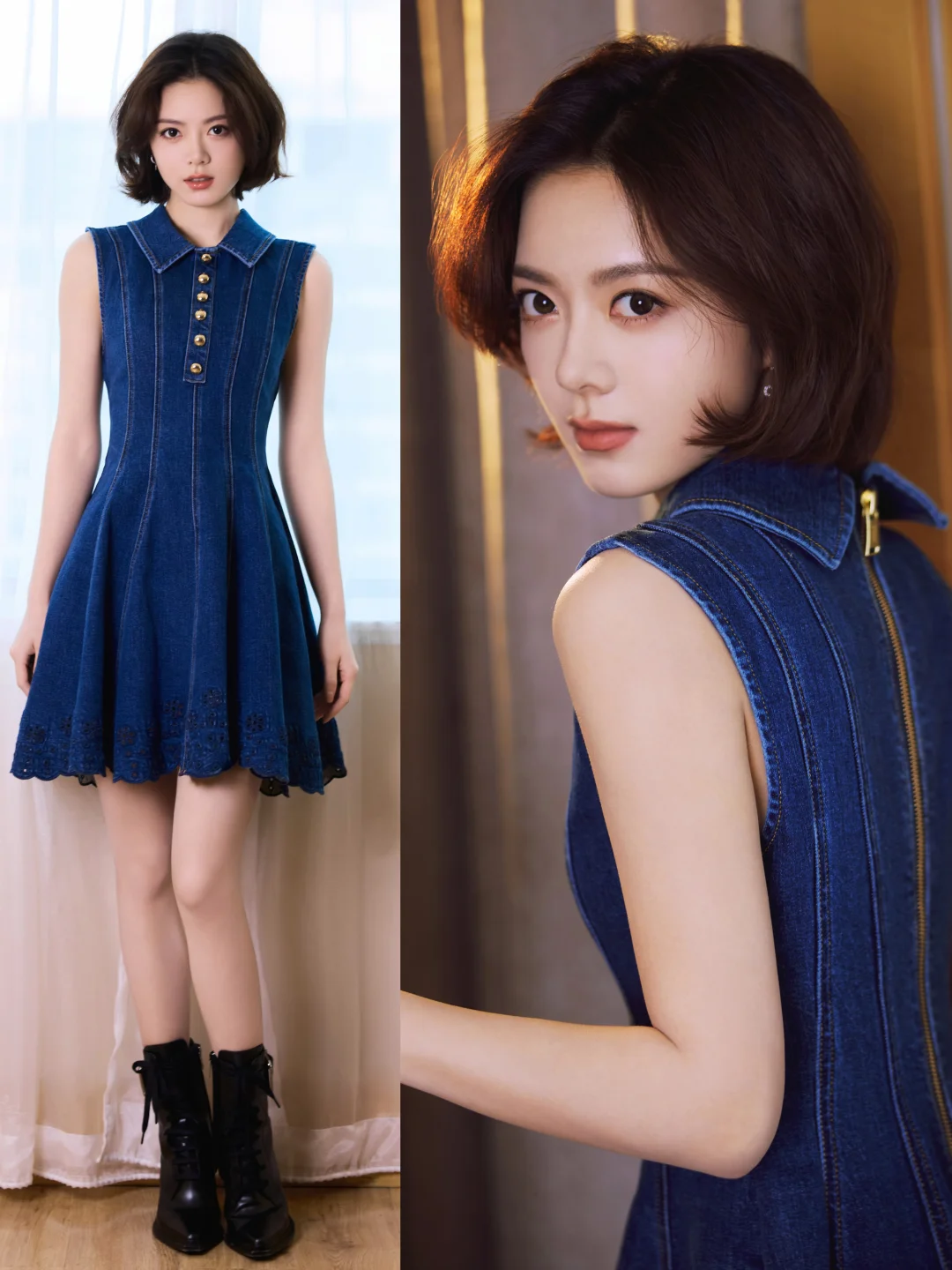 今天美翻了的麦麦，短发好适合她！