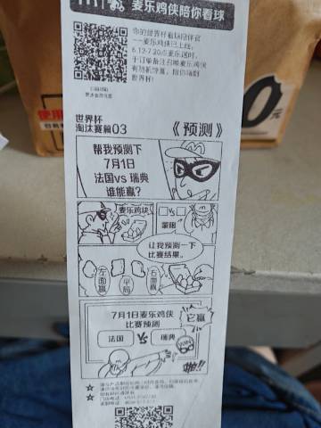 我并不知道麦当劳您这是怎么了，难道觉得没有法国队球迷了吗？