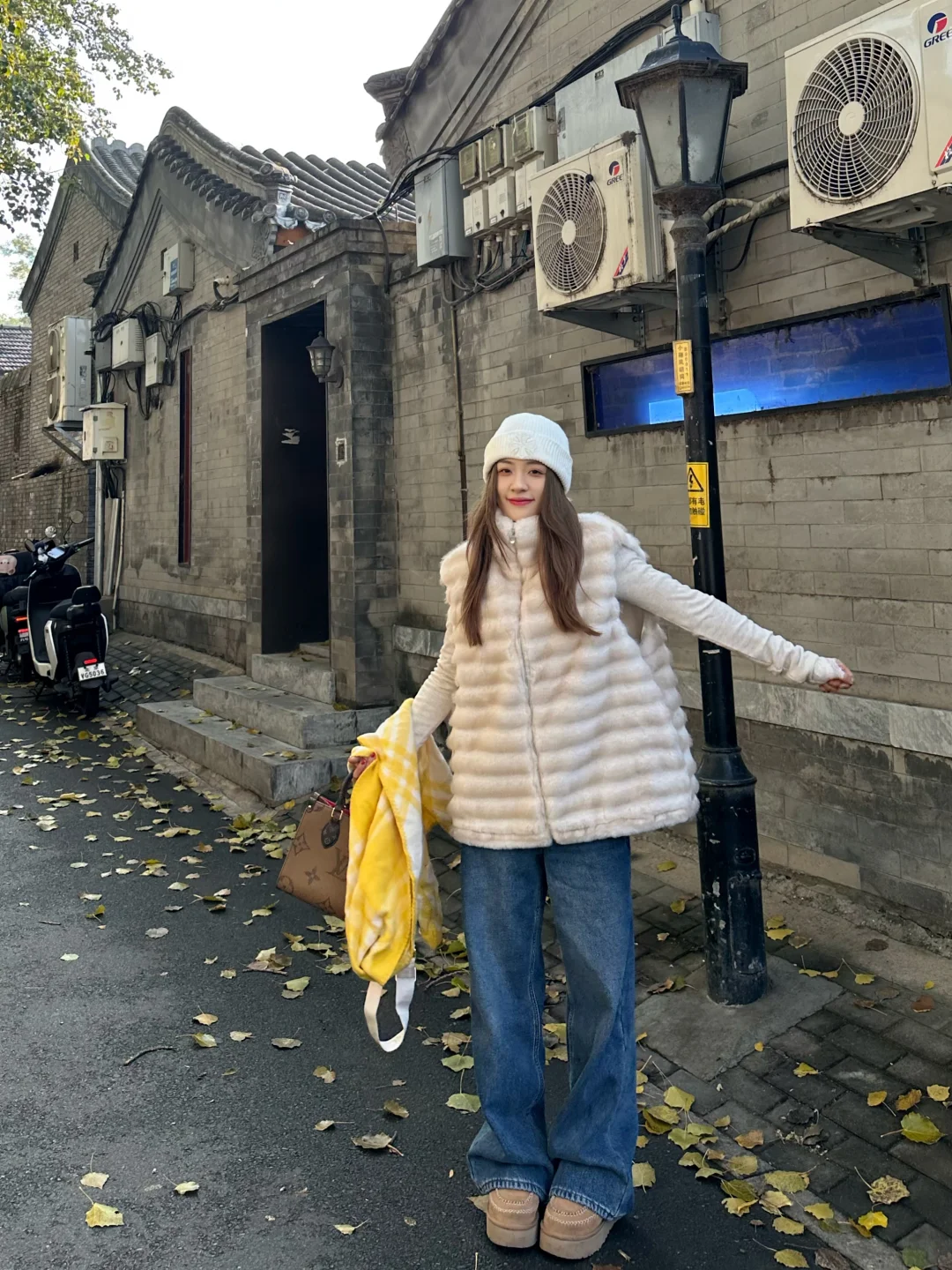 北京降温🍃加绒裤子已经穿上！！