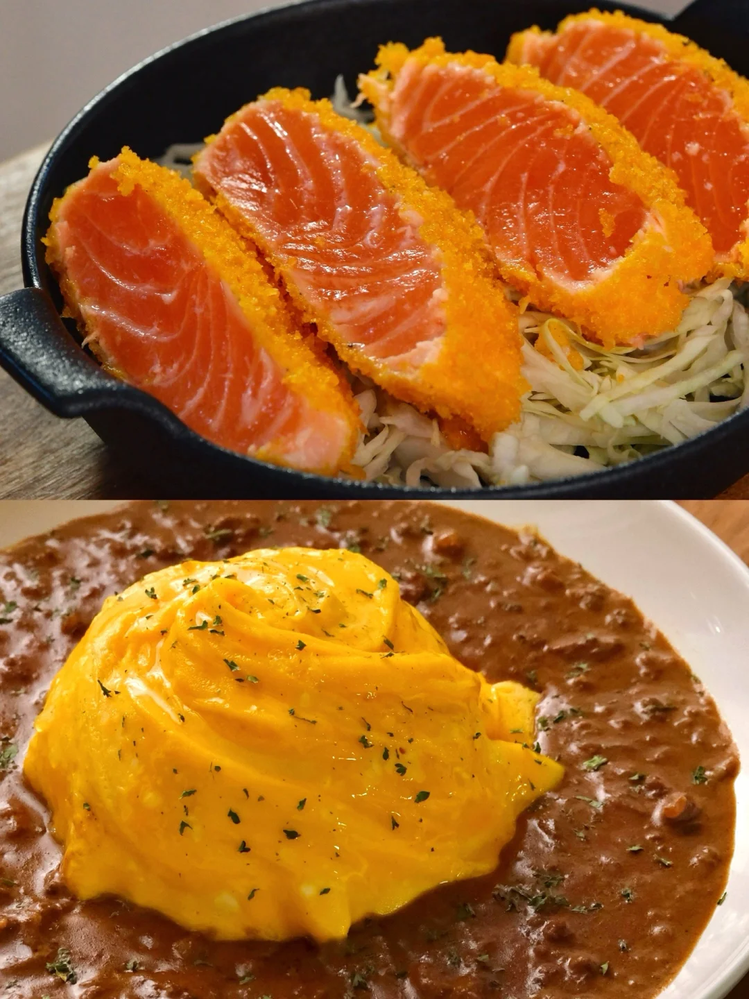 341天｜旋风蛋包饭 厚炸三文鱼