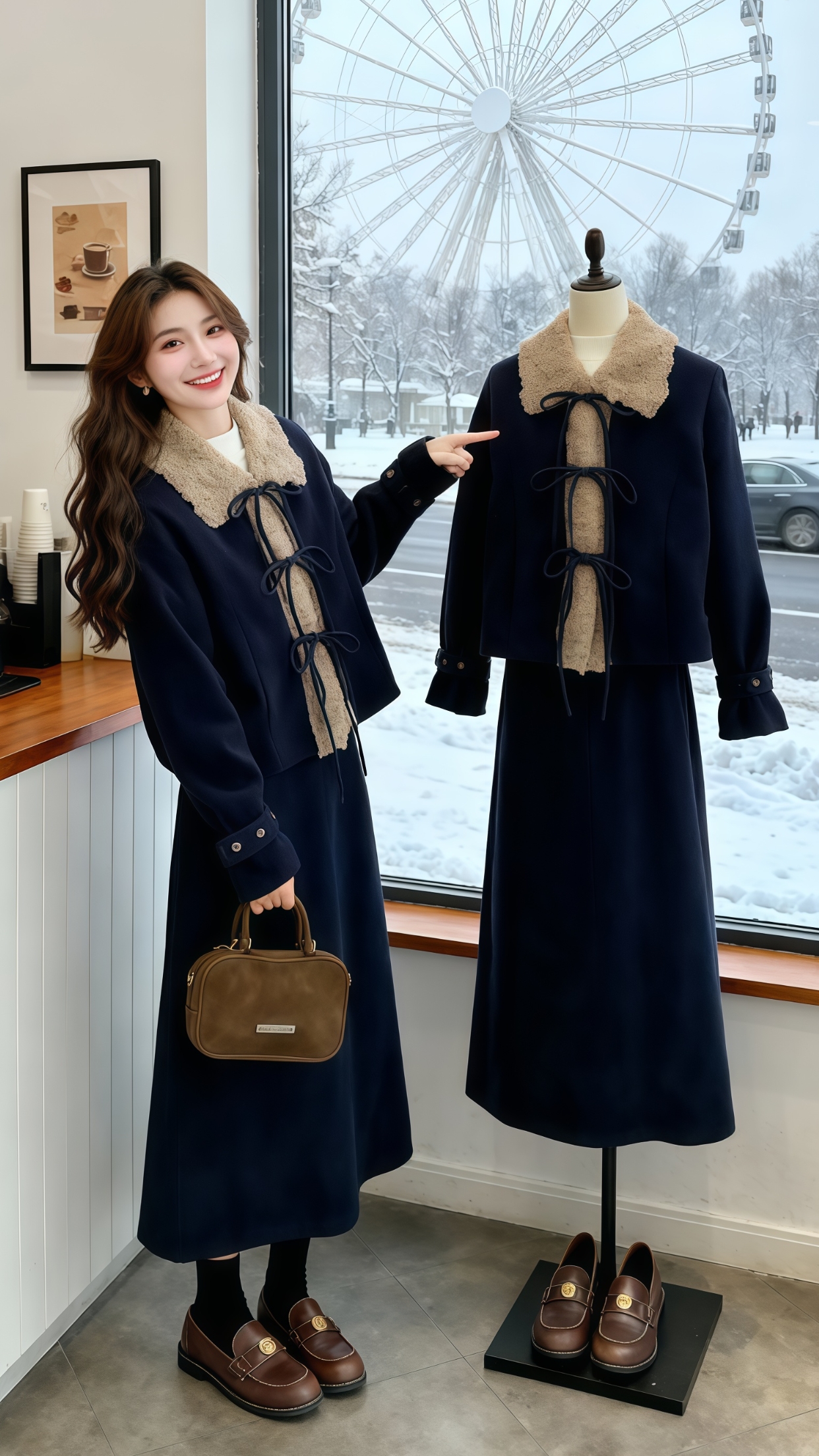 <p>精致穿搭 女神穿搭 女神范 秋冬穿搭 名媛风 <!--{img...