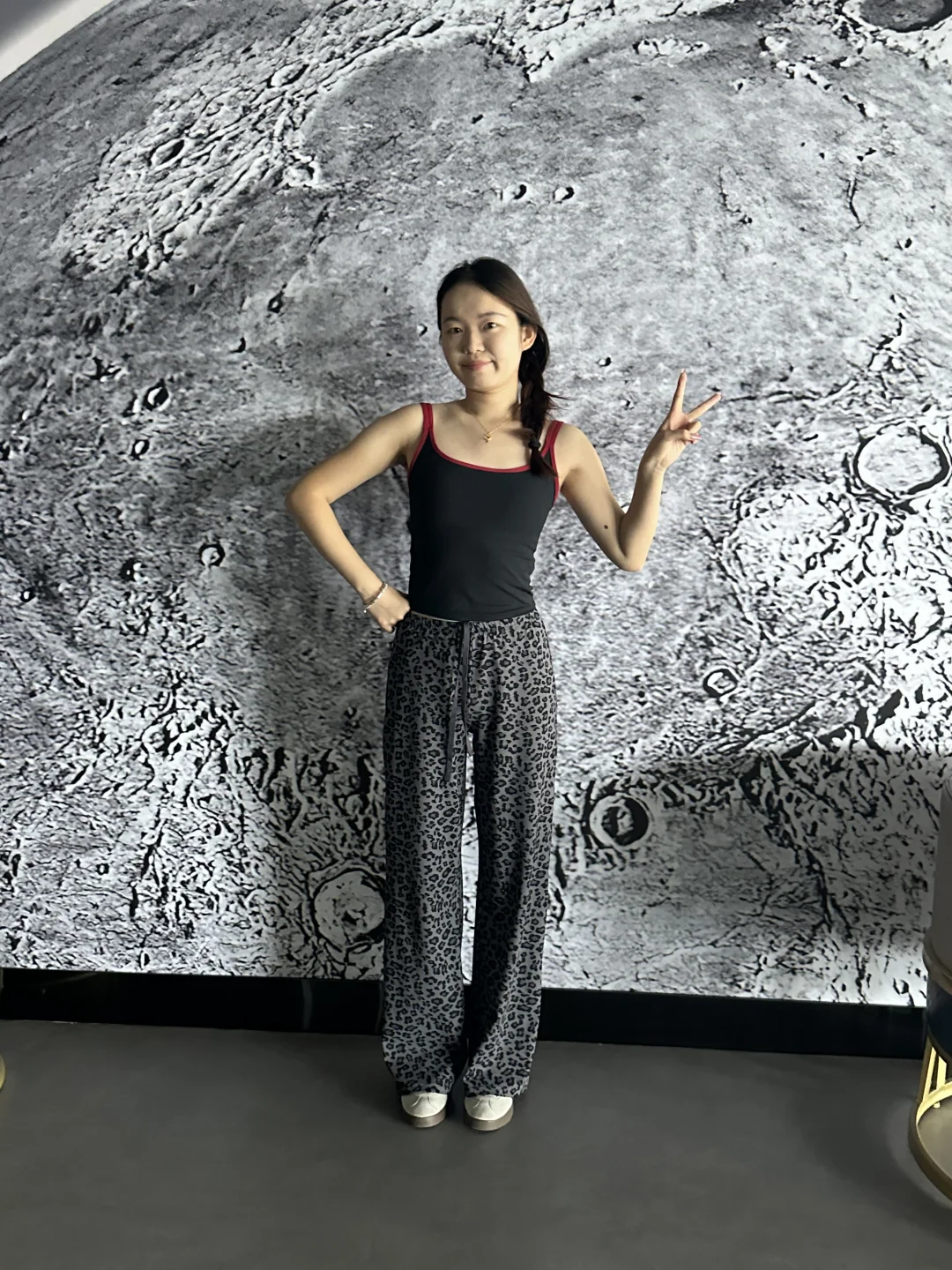 ！！是我想要的黑豹纹运动长裤