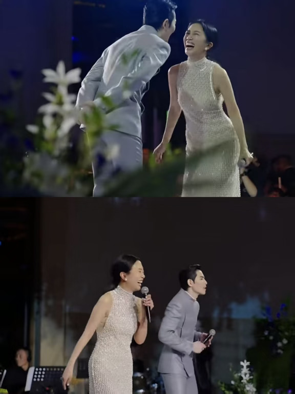 再看萧敬腾与林有慧婚礼现场，知道萧敬腾为什么选择她了！
说真的，再看这场婚礼才明白，年龄在真爱面前真的不值一提！
别人婚礼新娘都是精致造型，可林有慧连头发都没有刻意做造型，从容又松弛。
她说话自然大方，情商藏在每一处细节里，这份不做作的底气，真的太有魅力了。
萧敬腾在台上直接哽咽，许下要爱她八辈子的誓言。他说自己19岁参加选秀，就是想让她看见自己，而她，已经陪伴了自己一半的人生。
她不只是他的妻子，更是他事业上的贵人。
她曾经抵押房产扶持他追梦，在他内向社恐的时候，挡在前面为他遮风挡雨，让他安心做自己。
他们之间从来不是一方依附另一方，而是两个人互相成全。萧敬腾更是心疼妻子，主动选择丁克，不愿让她承受高龄生育的风险。
他们16年的漫长长跑，从经纪人走到爱人。没有轰轰烈烈的剧本，只有灵魂同频的默契。
好的爱情从来不是年龄匹配，而是你懂我的脆弱，我护你的周全，双向奔赴，彼此成就！
#萧敬腾林有慧 #爱情观 #双向奔赴 #姐弟恋