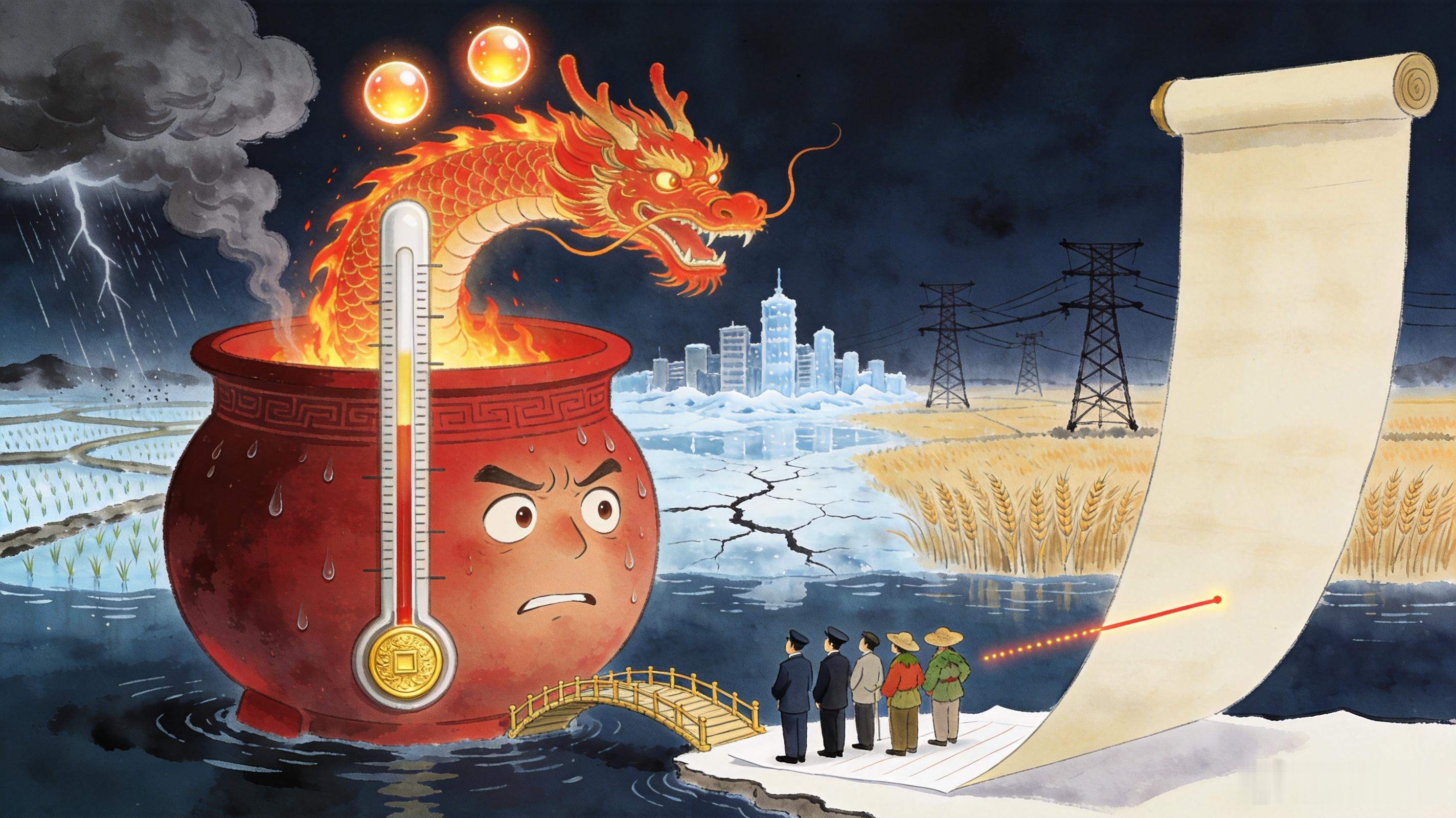 9月29日下午，中国气象局开10月发布会，国家气候中心主任巢清尘报了一串数据。赤道中东太平洋2026年5月进入厄尔尼诺状态，之后海温指数一路往上冲，夏季6到8月平均2.09℃，8月单月2.59℃。最要命的是9月前5候，1候是5天：2.70、2.94、3.01、3.01、3.02℃——有监测记录以来，候和旬这两个时间尺度上的 ​
