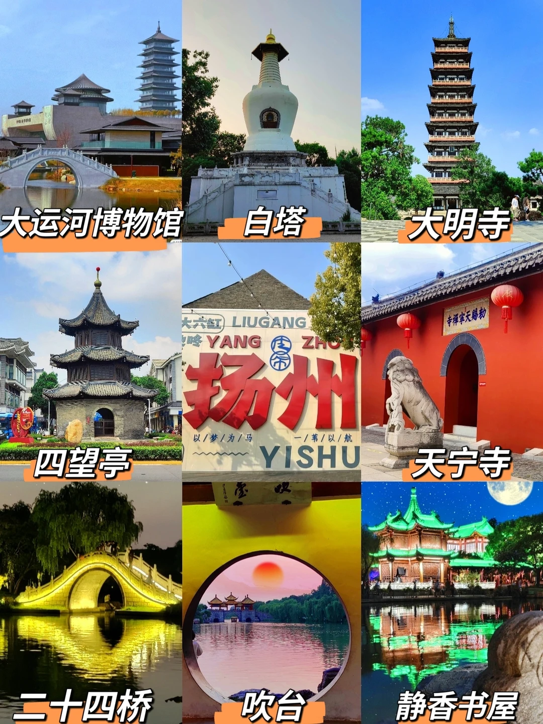 大学生极限穷游扬州|一日游全包100💰