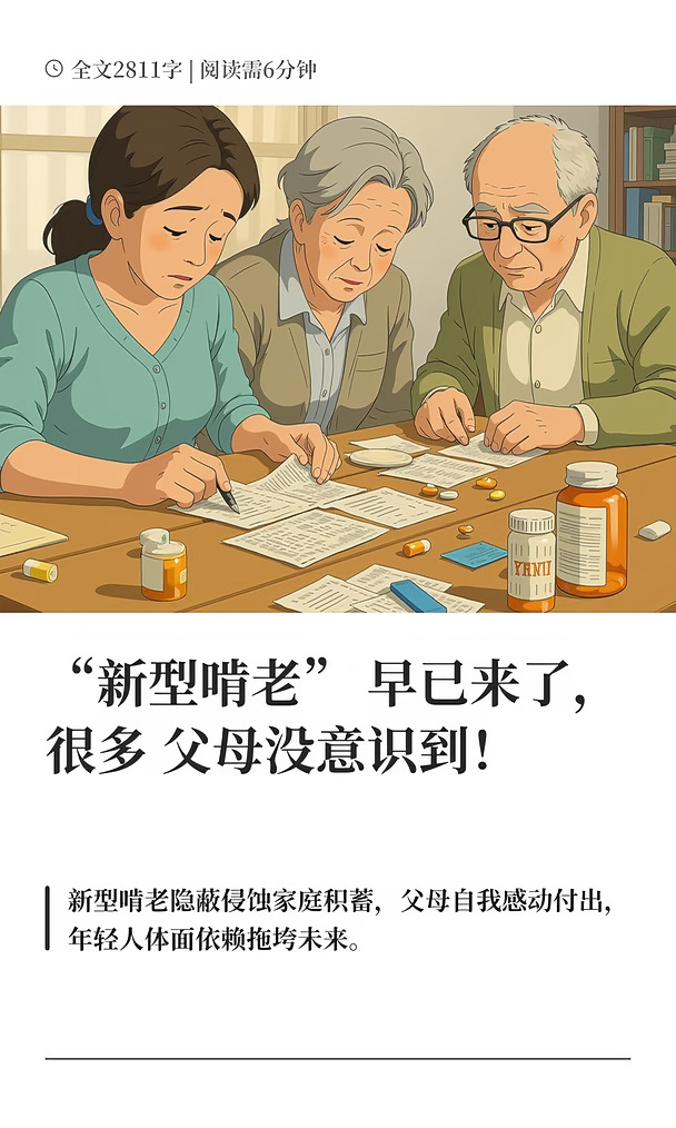 “新型啃老”早已来了，很多父母没意识到