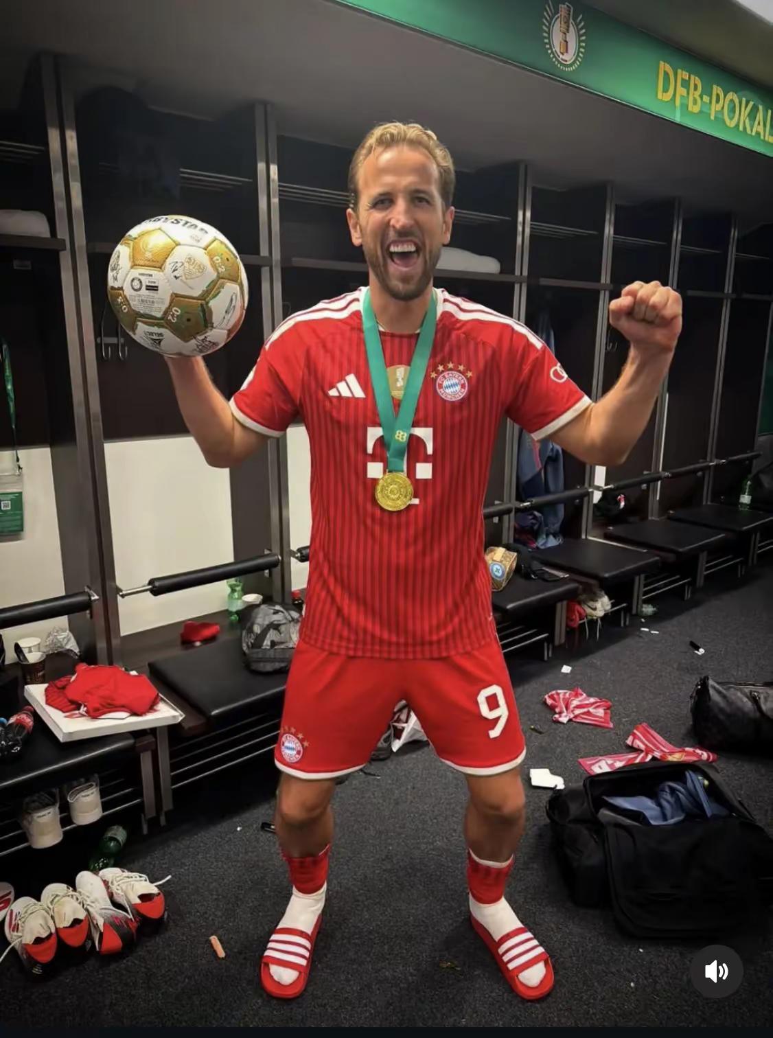player of the match！凯恩叔在最近六场DFB-Pokal比赛中都有进球！👏拜仁慕尼黑