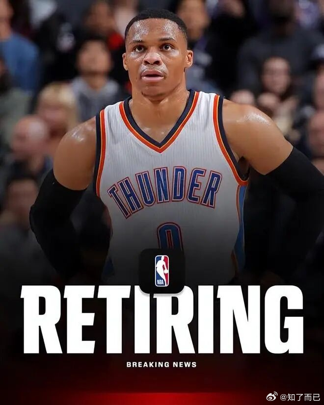 威少正式退役！37岁，18年，209次三双，NBA历史三双王谢幕🏀 ...