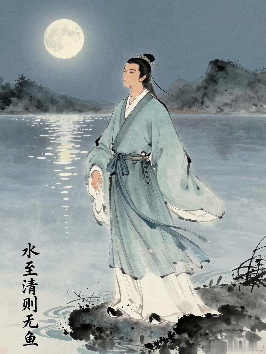 云山杂咏15/读东方朔《答客难》

至清之水则无鱼，至察之人岂有徒。
宫禁钟鸣传闹市，汀洲鹤唳动江湖。
利盈河海千溪涸，功盖丘山万骨枯。
明主从来循大道，管窥蠡测乃村夫。

——图片来自百度。致谢作者！ ​
