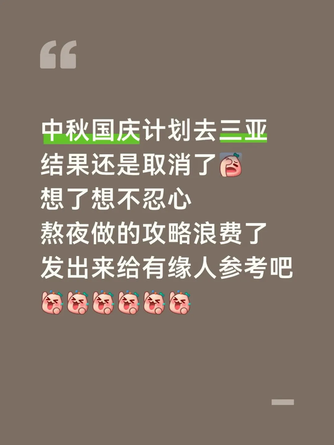 本J人表示对自己整理的三亚攻略甚是满意