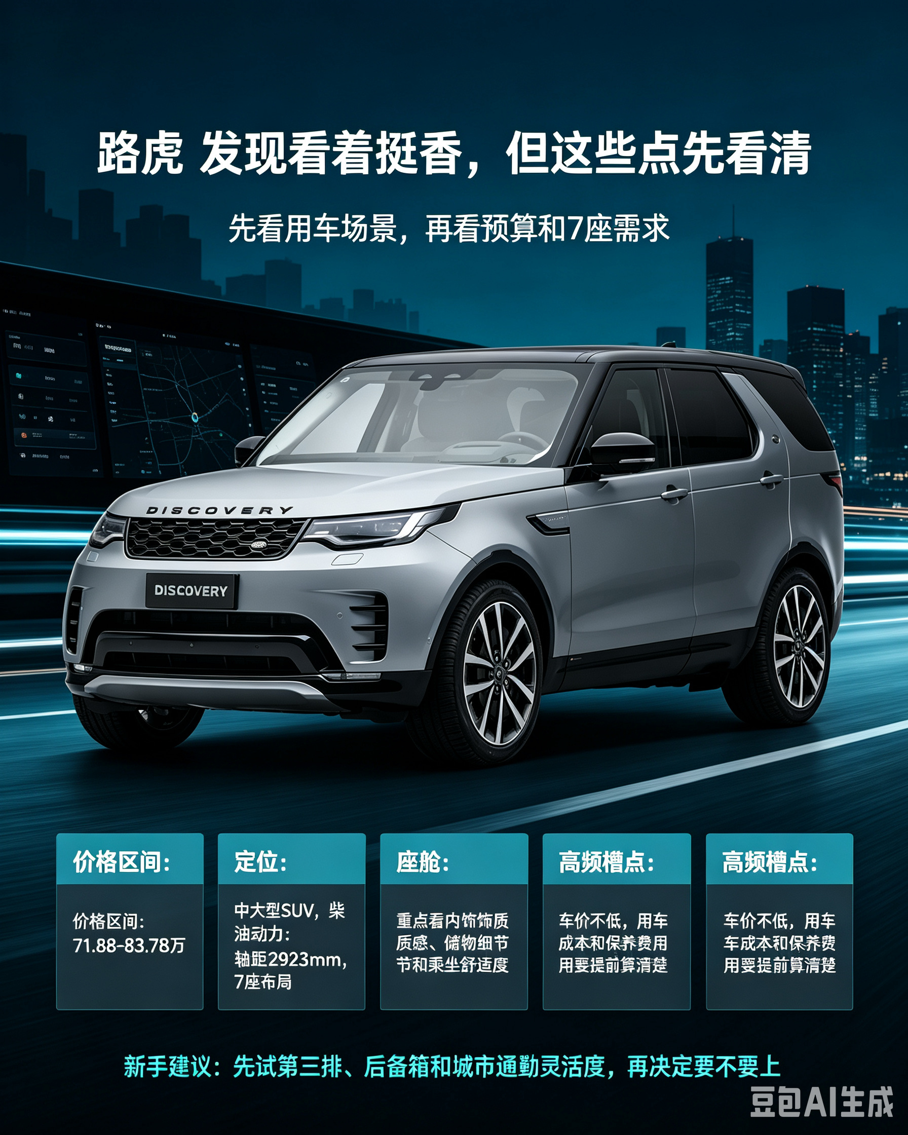 路虎发现看着香，这些点先看清
