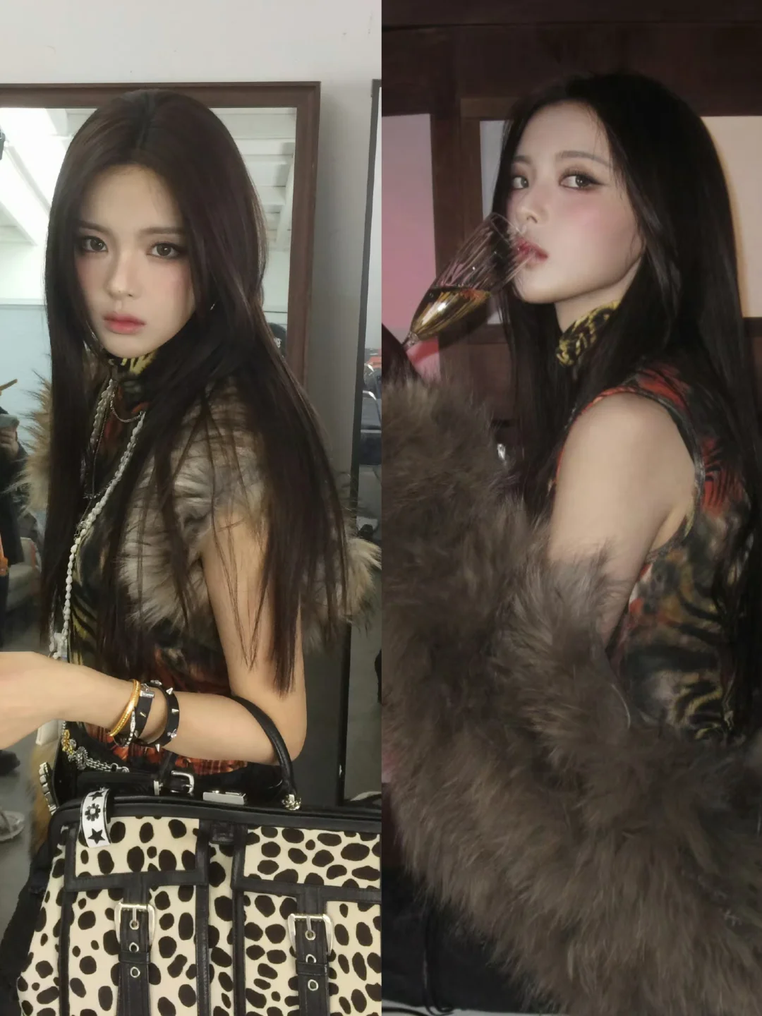 杨超越16宫格辣妹美图，一秒回到千禧年