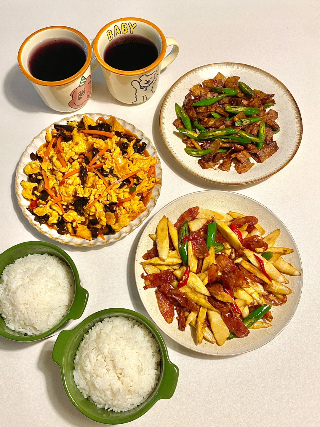 二人食｜鱼香鸡蛋➕辣椒炒肉 巨巨巨下饭❗️
