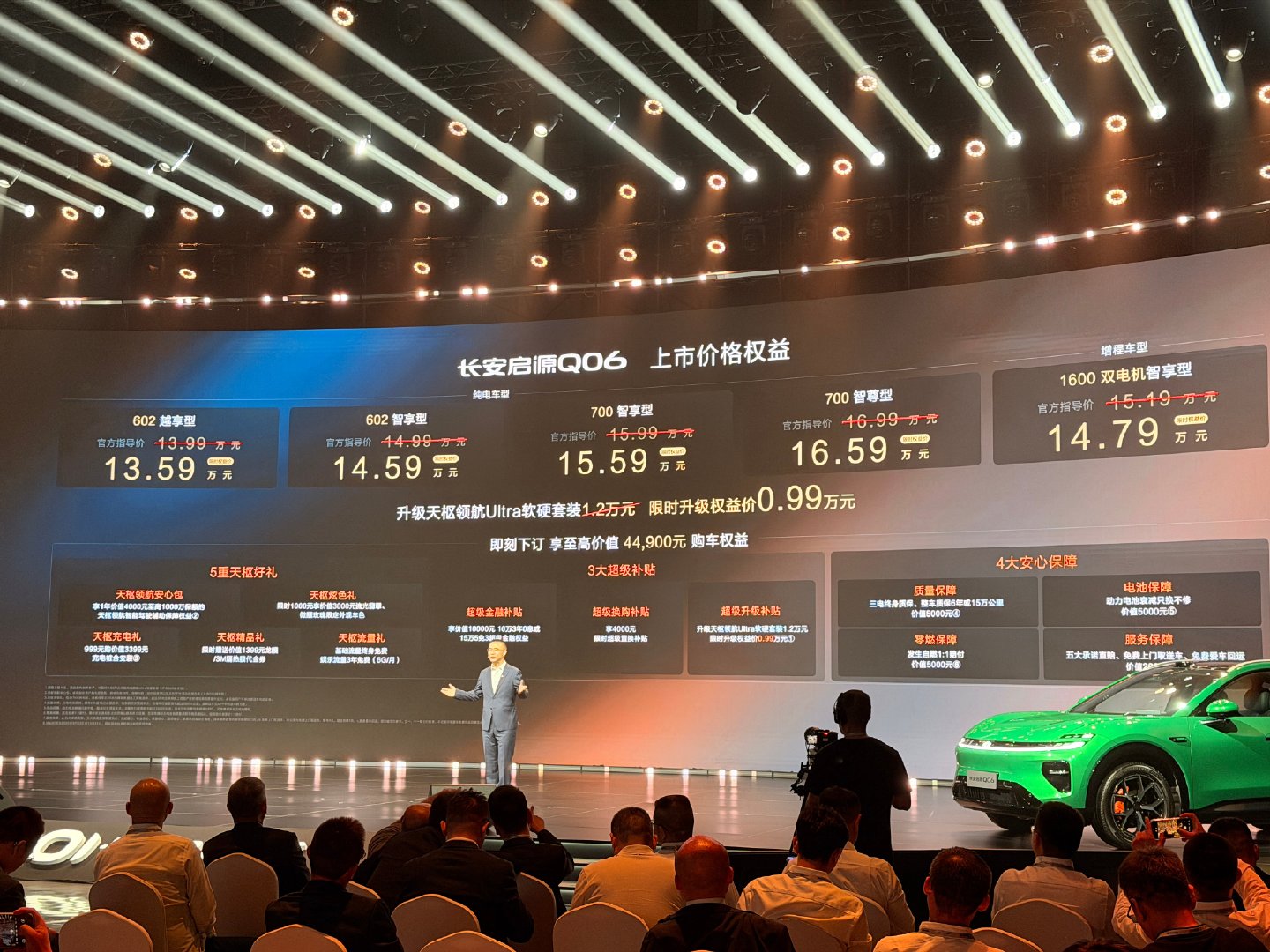 #长安启源q06# 
长安启源Q06这个价格怎么样？13.59万元起… ​