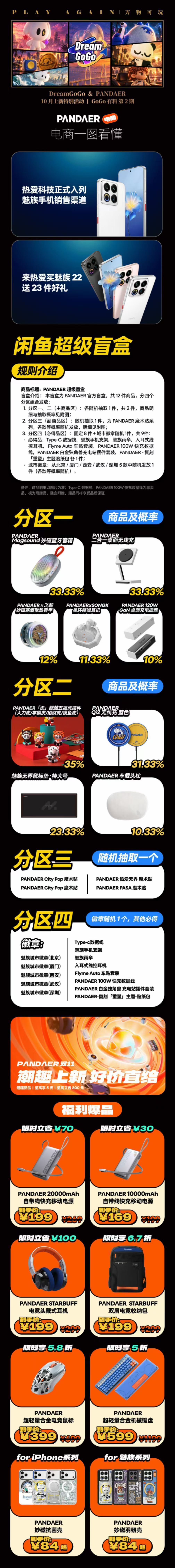 四张图，快速看完今晚造梦工厂这场全网直播。
有诚意拉满的新品优惠，让人一眼心动的全新配色，
还有探索生活方式的生活研究所，以及等待落地的众筹新项目。
 
比起这些，更珍贵的是同频的我们。
热爱从来不是一句口号，我们始终走在奔赴热爱的路上。 ​