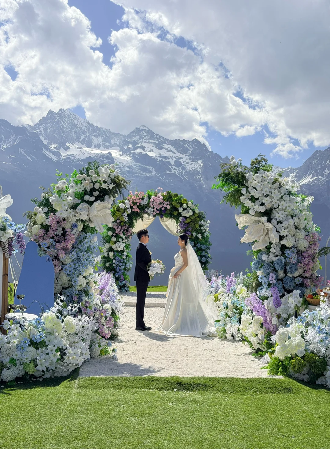 原图花絮，我的雪山目的地婚礼没踩雷！