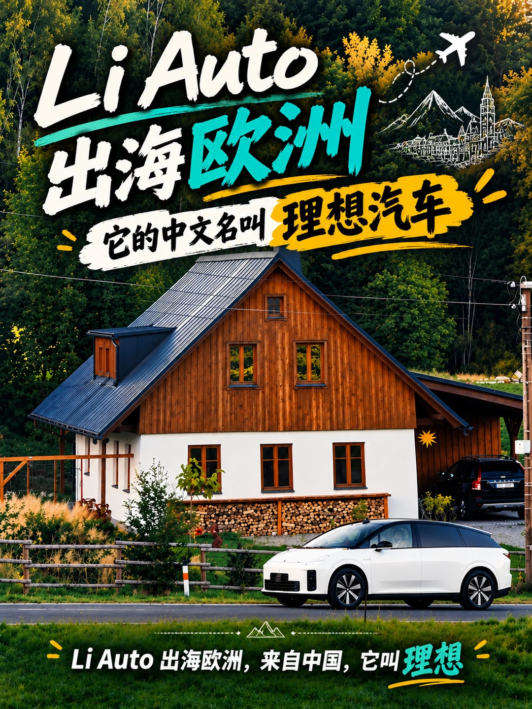 Li Auto 出海欧洲，它的中文名叫理想汽车