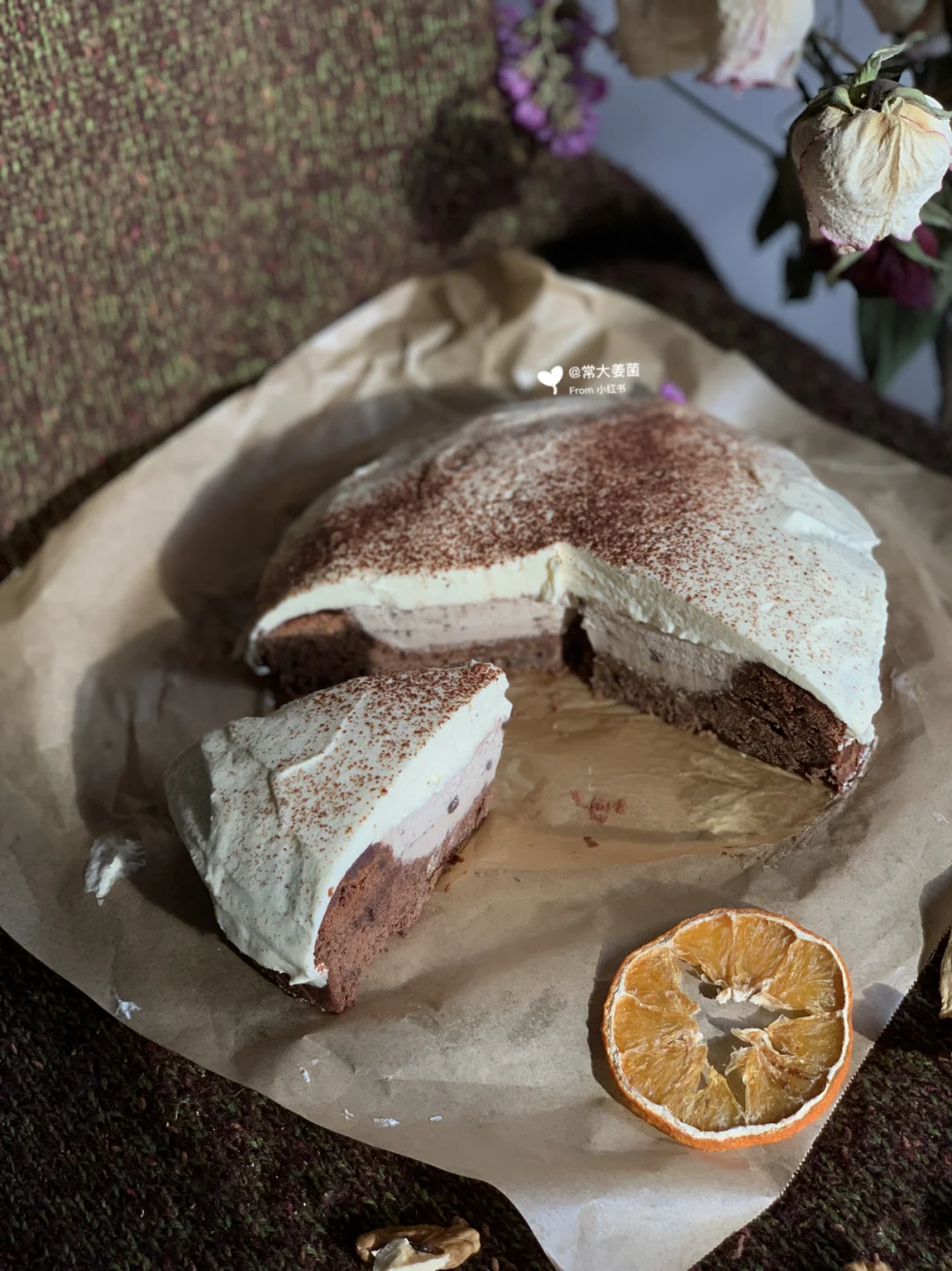 海盐芝士凝酪布朗尼蛋糕🍫这款网红不虚名‼️