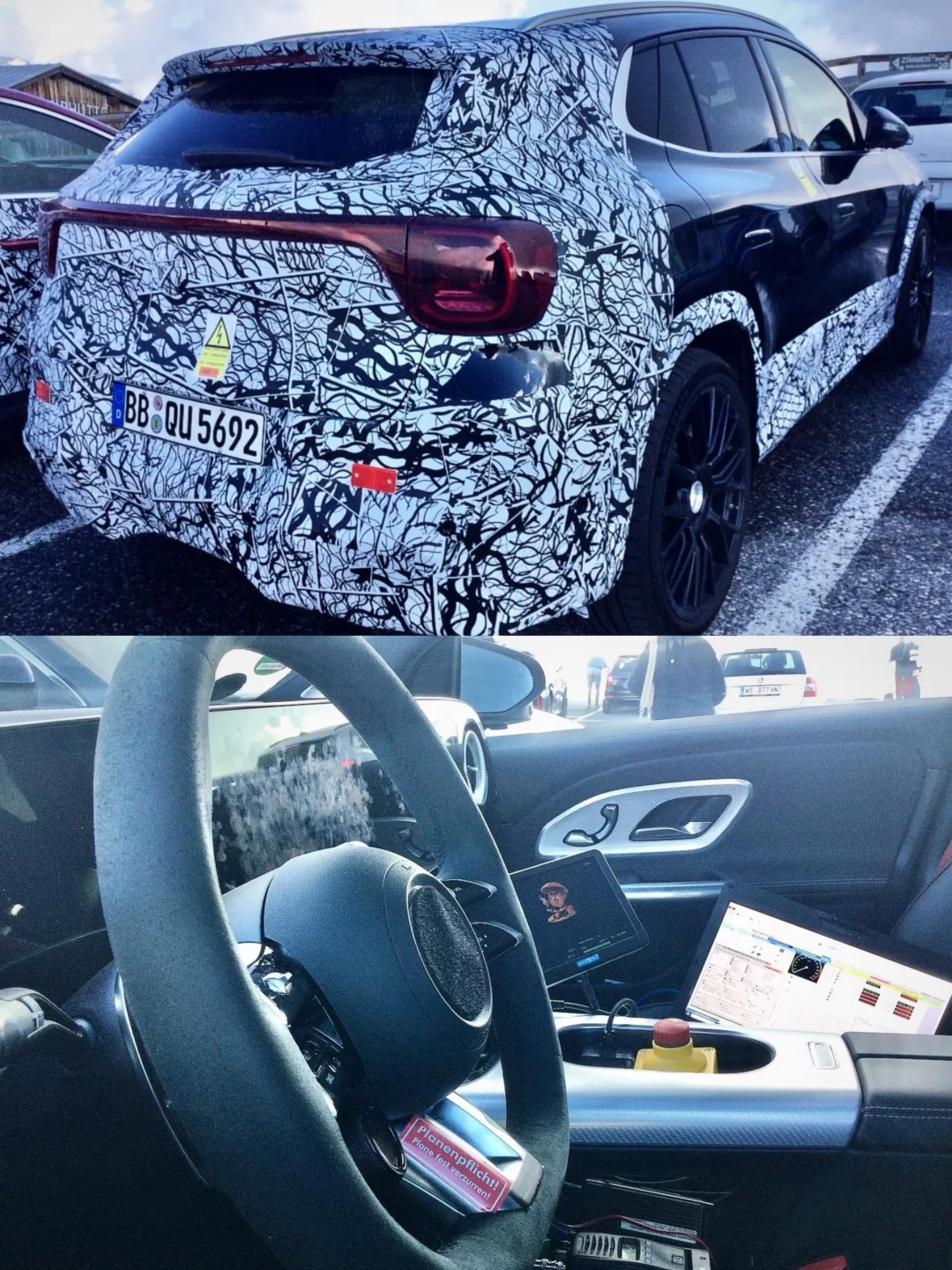 2027款Mercedes-AMG GLA EQ版谍照